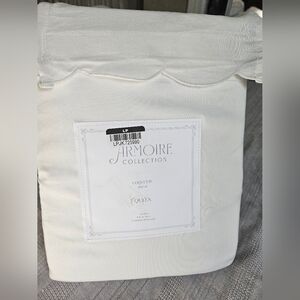4 pc Armoire Collection Coquette White Queen Sheet Set NIP